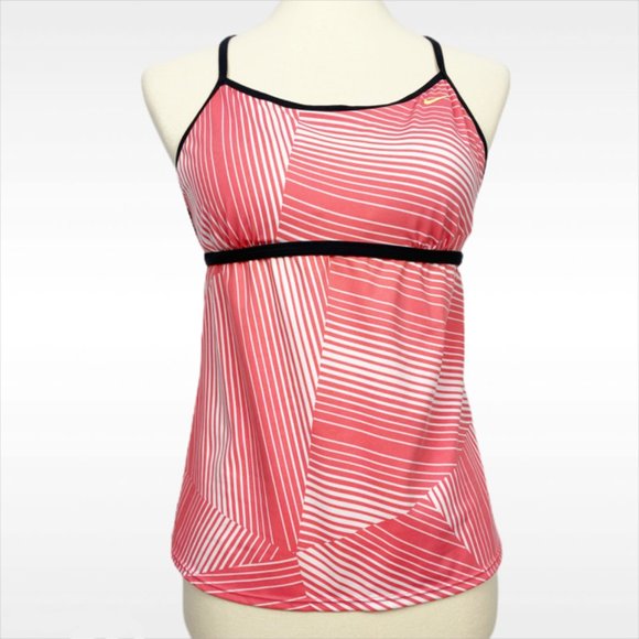 Nike Other - Nike Swim Striped Racerback Tankini Top